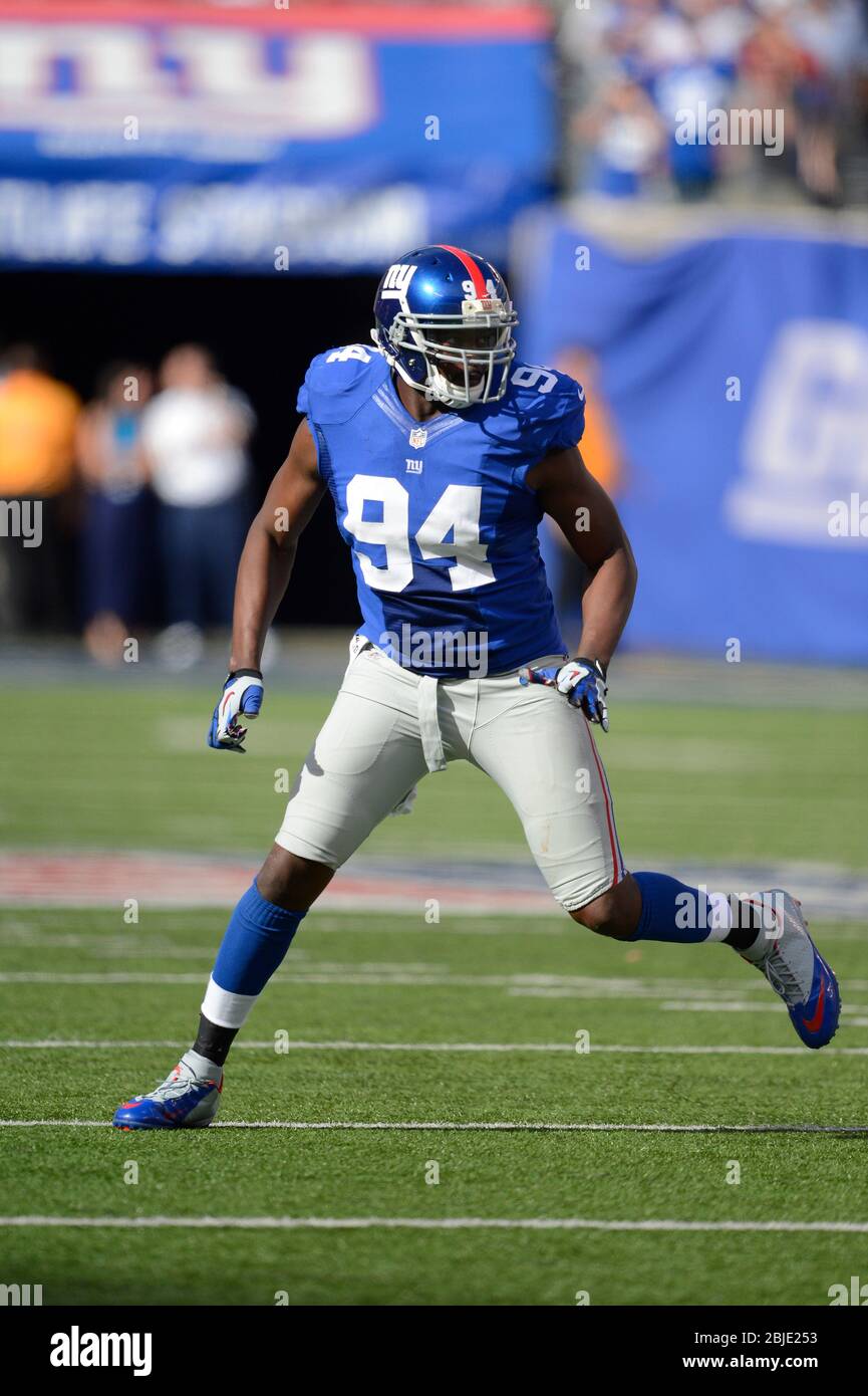 New York Giants Wr 18 Damari Editorial Stock Photo - Stock Image