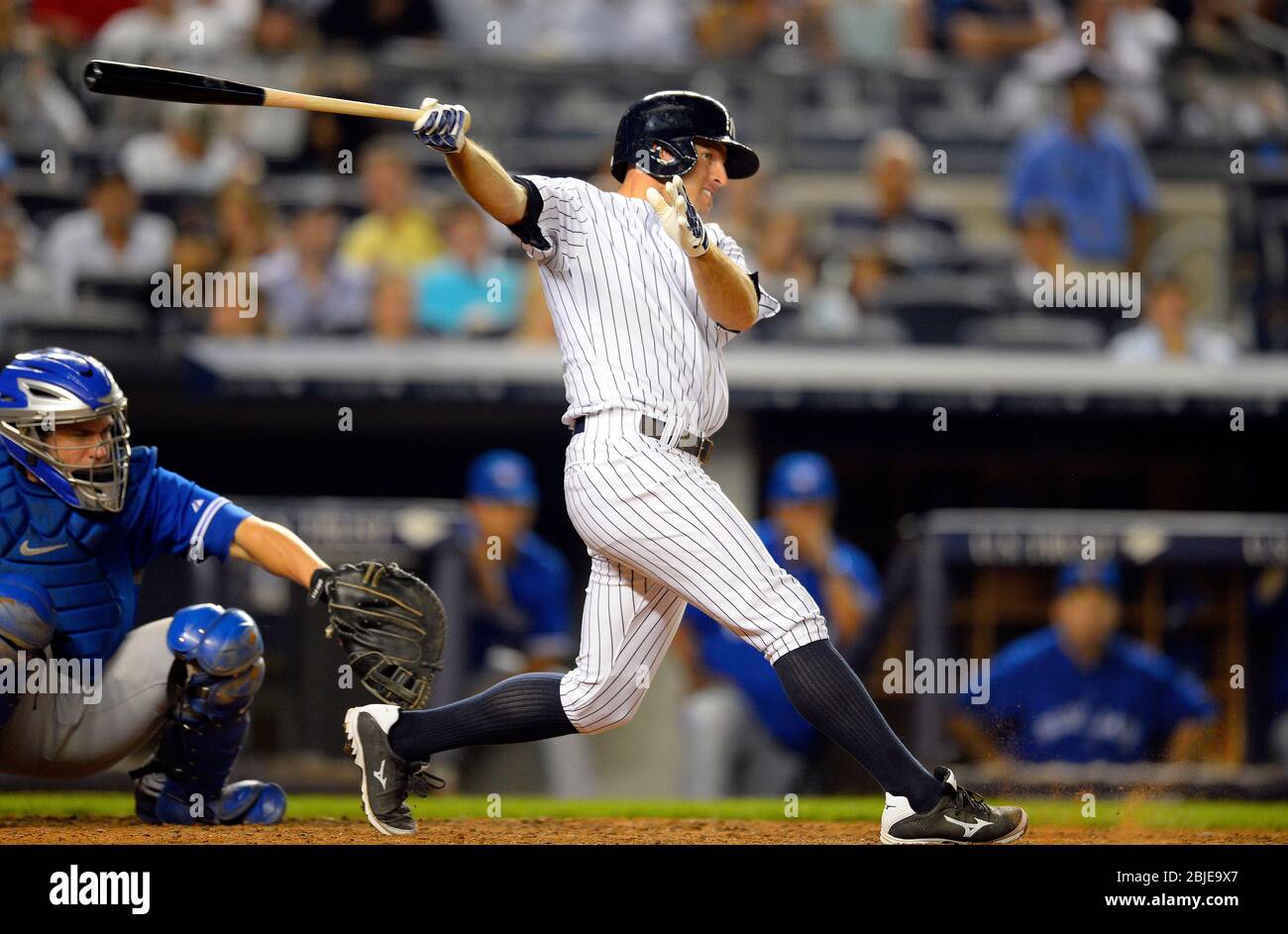 August 21, 2013 New York Yankees center fielder Brett Gardner (11) during a MLB game played