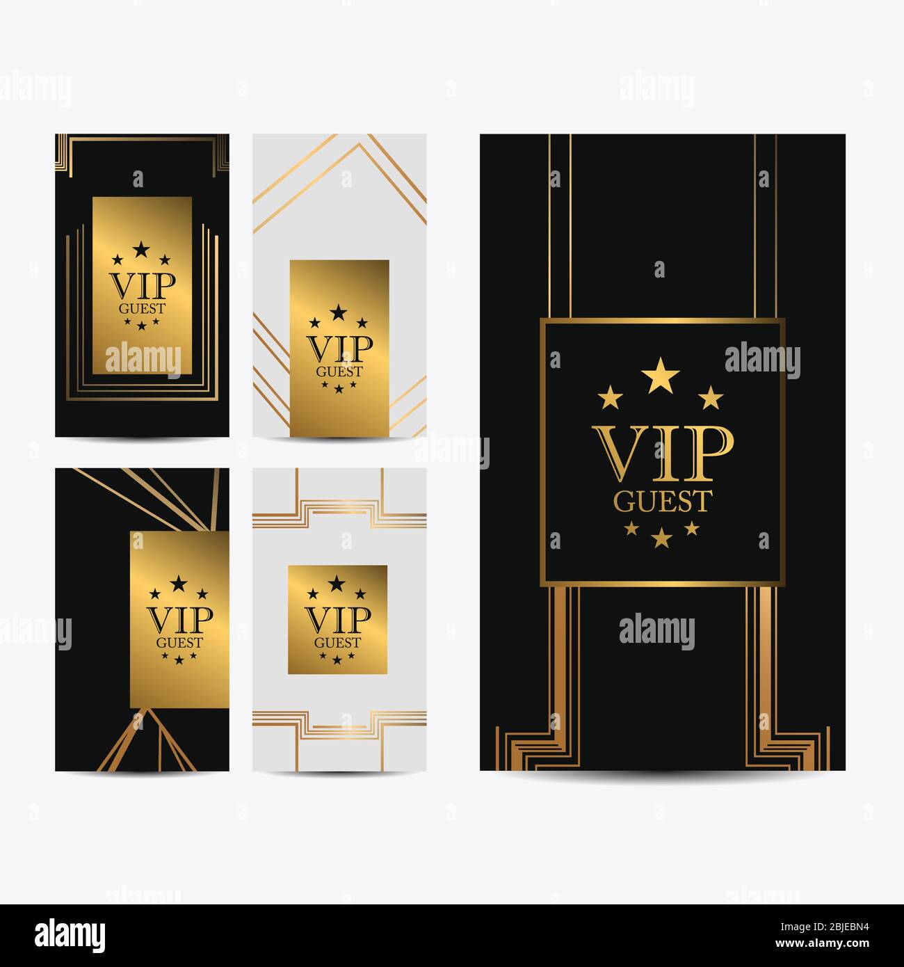 Vip Party Premium Invitation Card With Luxury Gold Design Black And Golden Design Template Decorative Background With Ornament Pattern Stock Vector Image Art Alamy