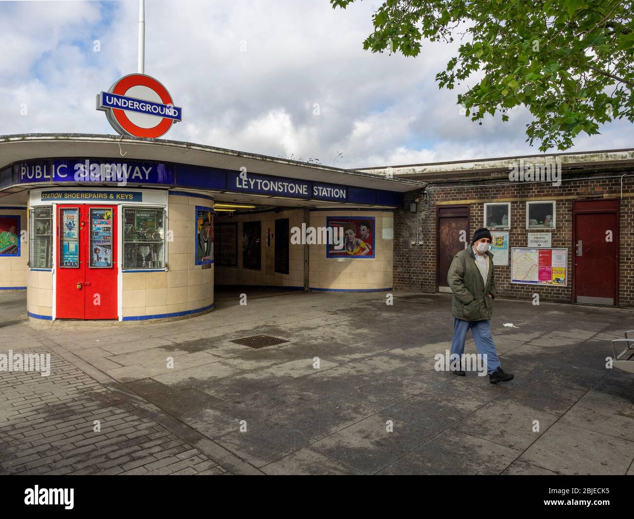 Leytonstone. London. UK. April, wed the 29th, 2020 at 8am. Photo of