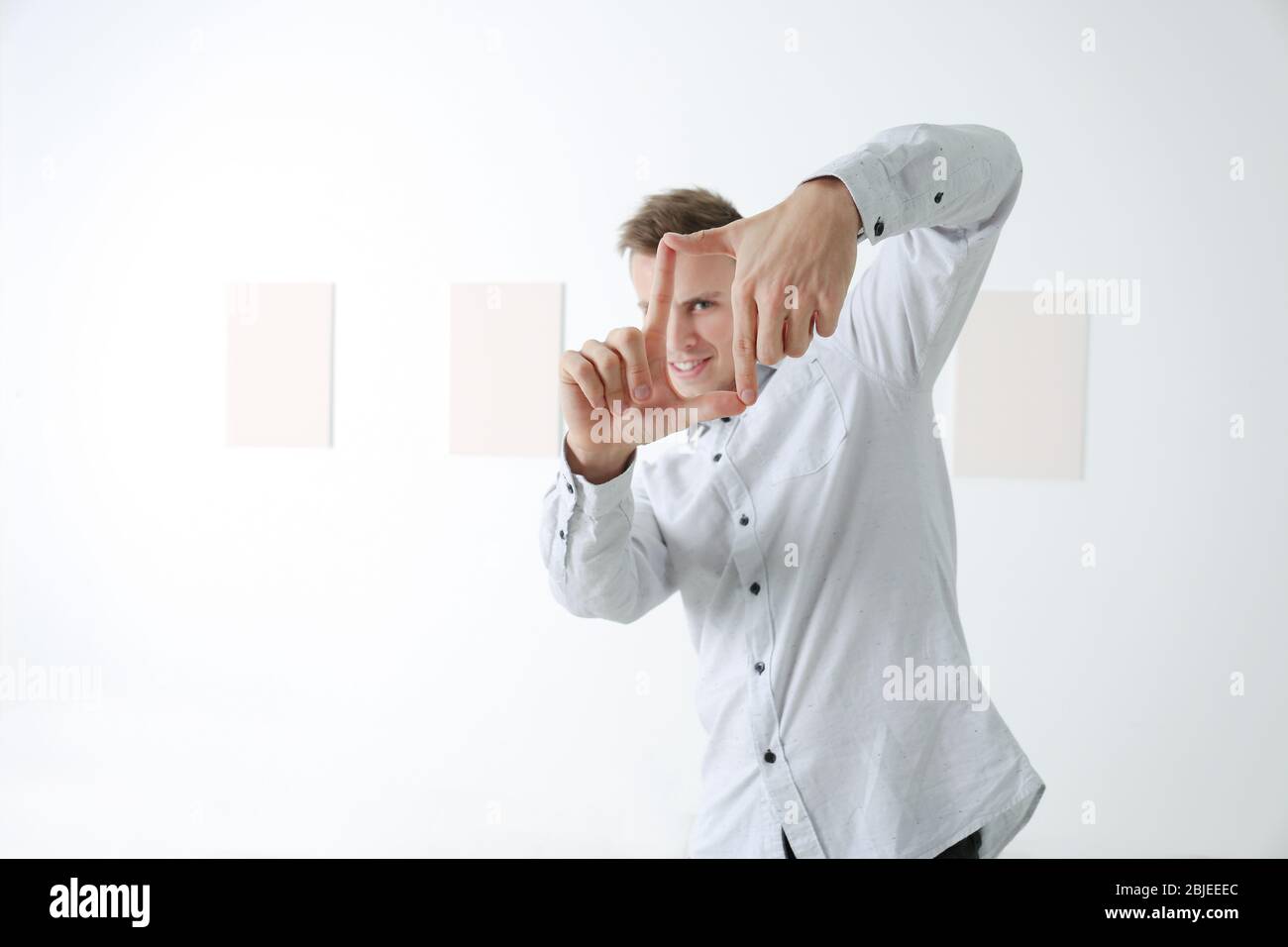 Man contemporary art expo hi-res stock photography and images - Alamy