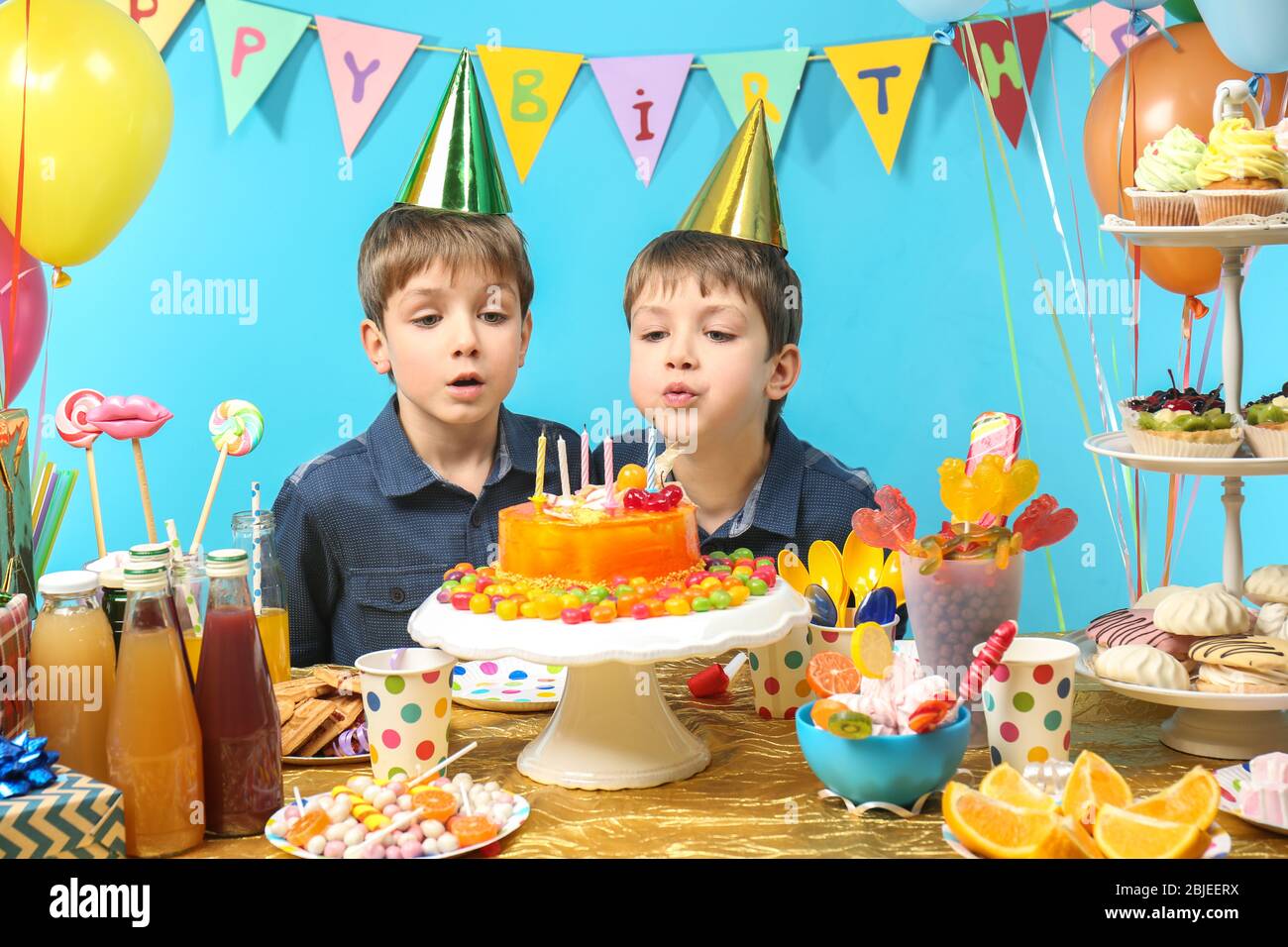 Order Twins Birthday Cake Online- FlavoursGuru