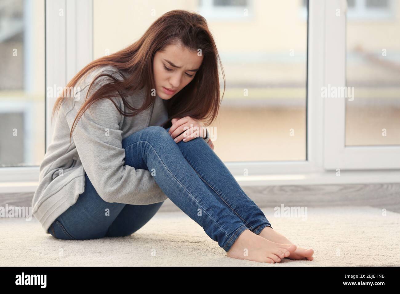 Despaired sad tired caucasian hi-res stock photography and images - Alamy
