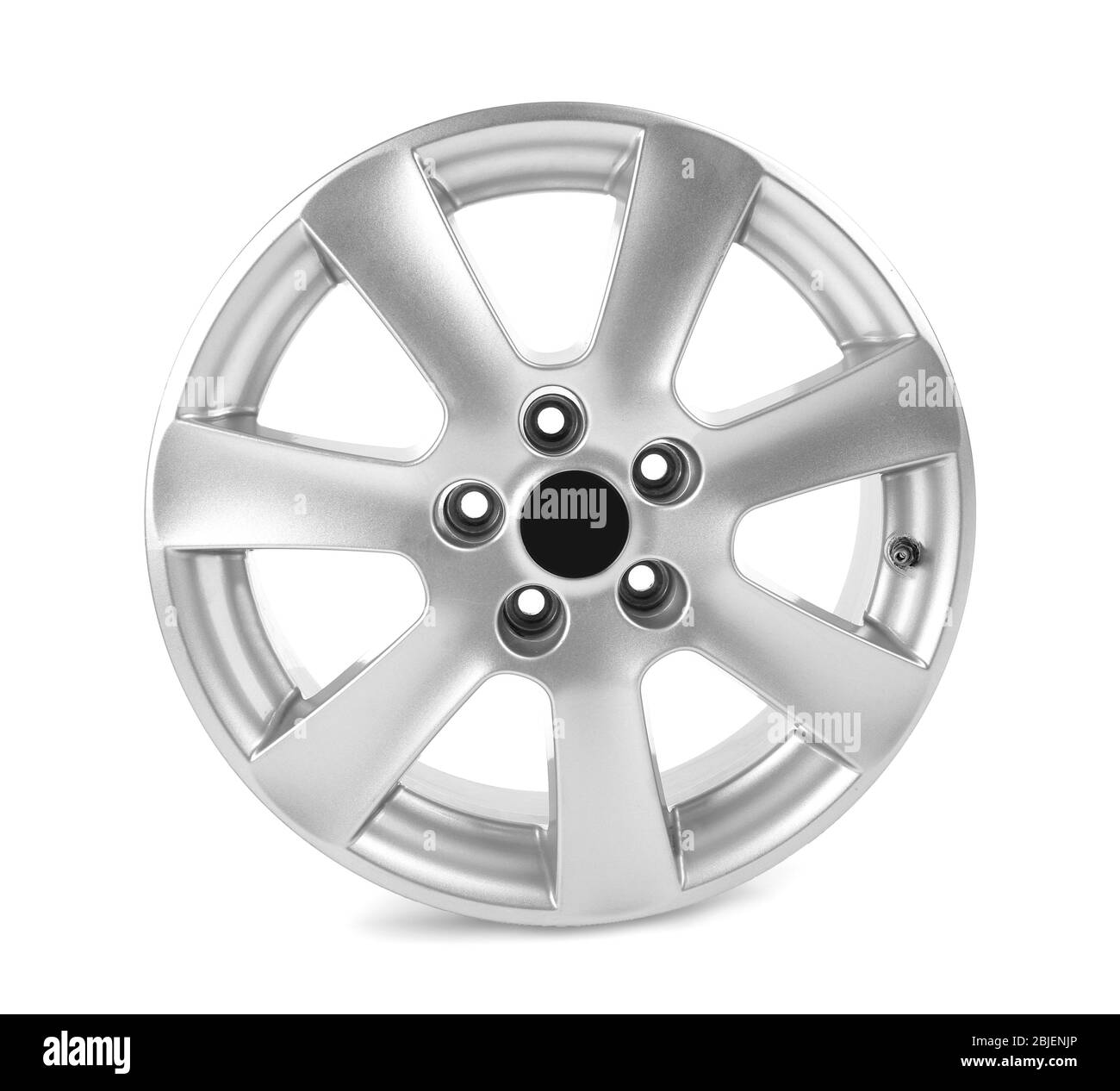 Car wheel on white background Stock Photo - Alamy