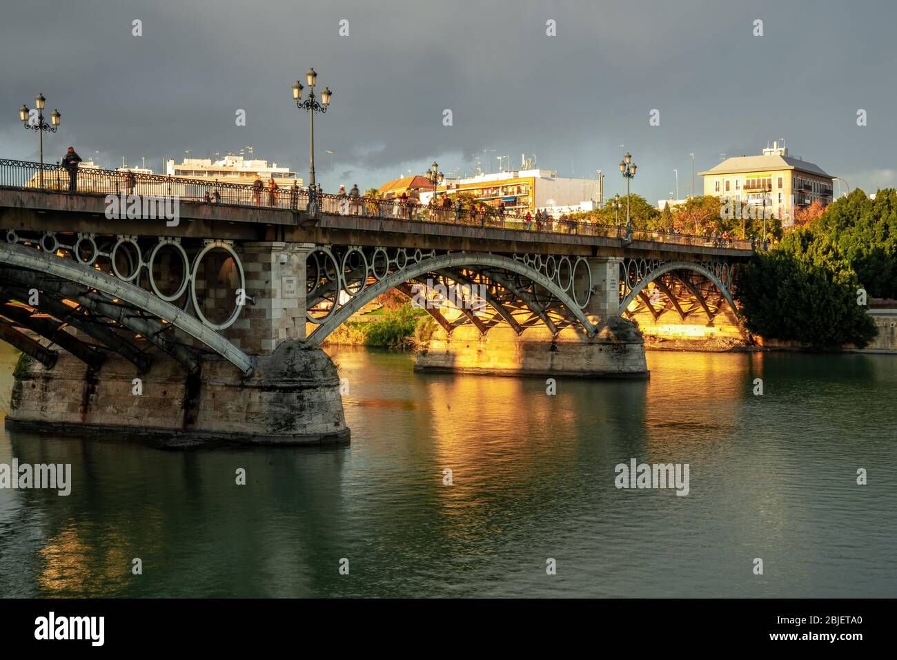 Seville triana boat hi-res stock photography and images - Alamy