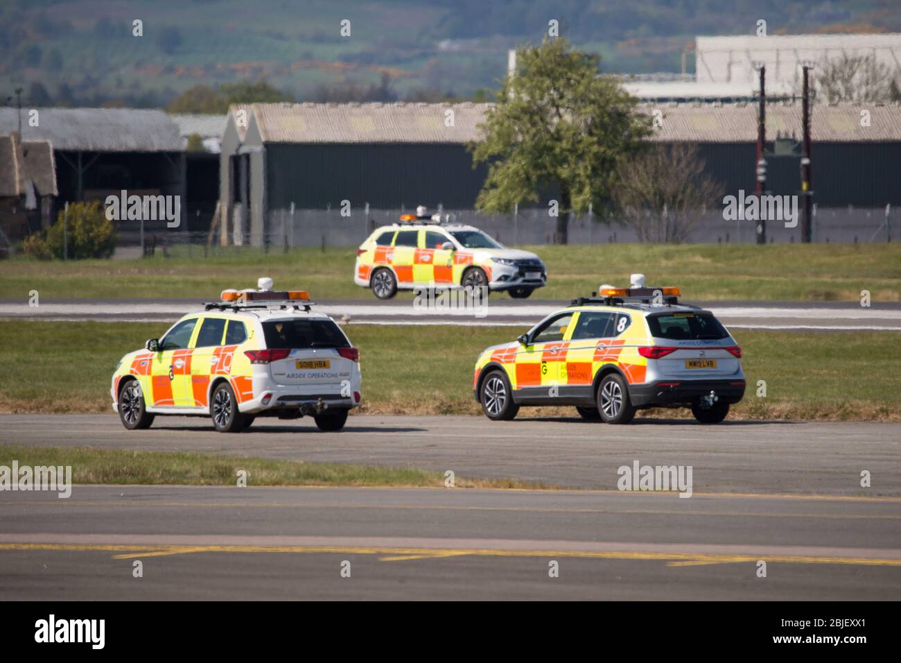 Glasgow airport ground vehicles hires stock photography and images Alamy