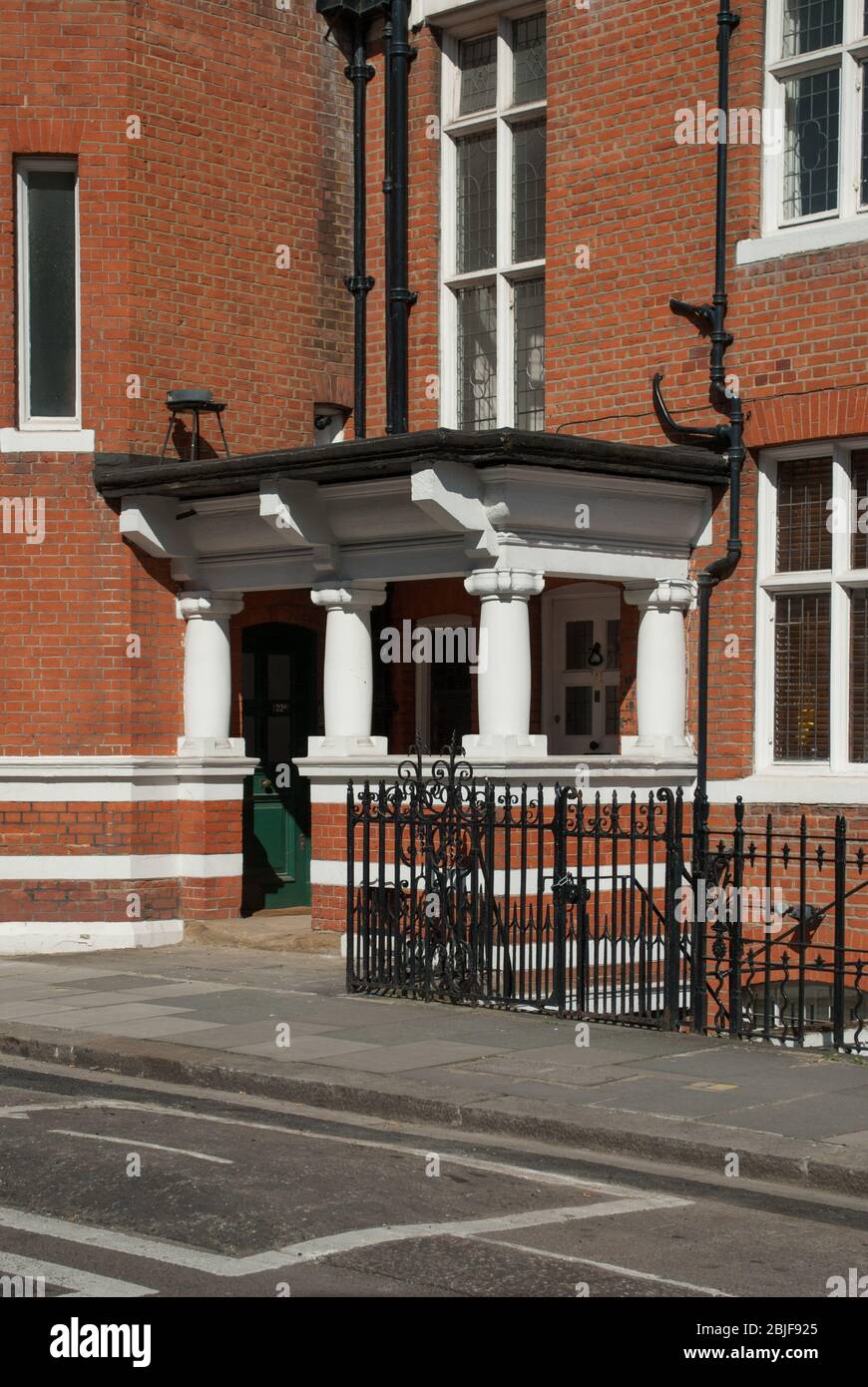 Arts & Crafts Victorian Architecture Red Brick West Kensington 22 Avonmore Road, Hammersmith