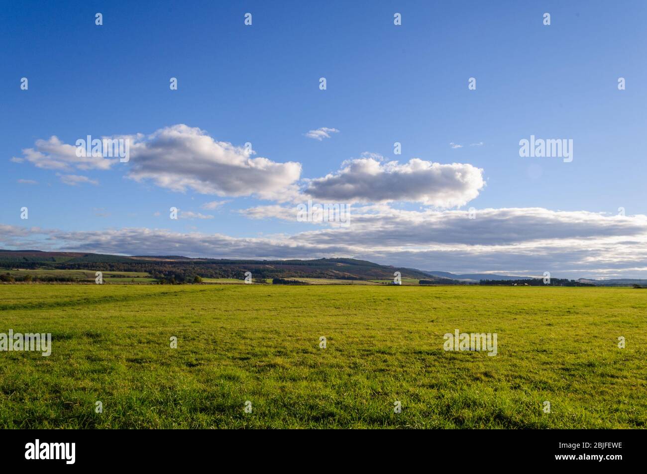 Drummossie Moor, the site of the Battle of Culloden in 1746 near Inverness in the Scottish Highlands Stock Photo