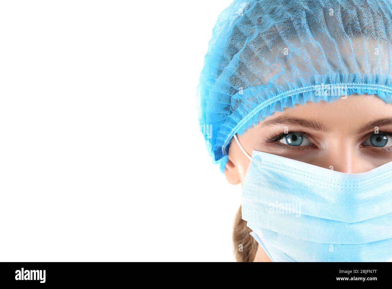 Female surgeon, isolated on white Stock Photo - Alamy