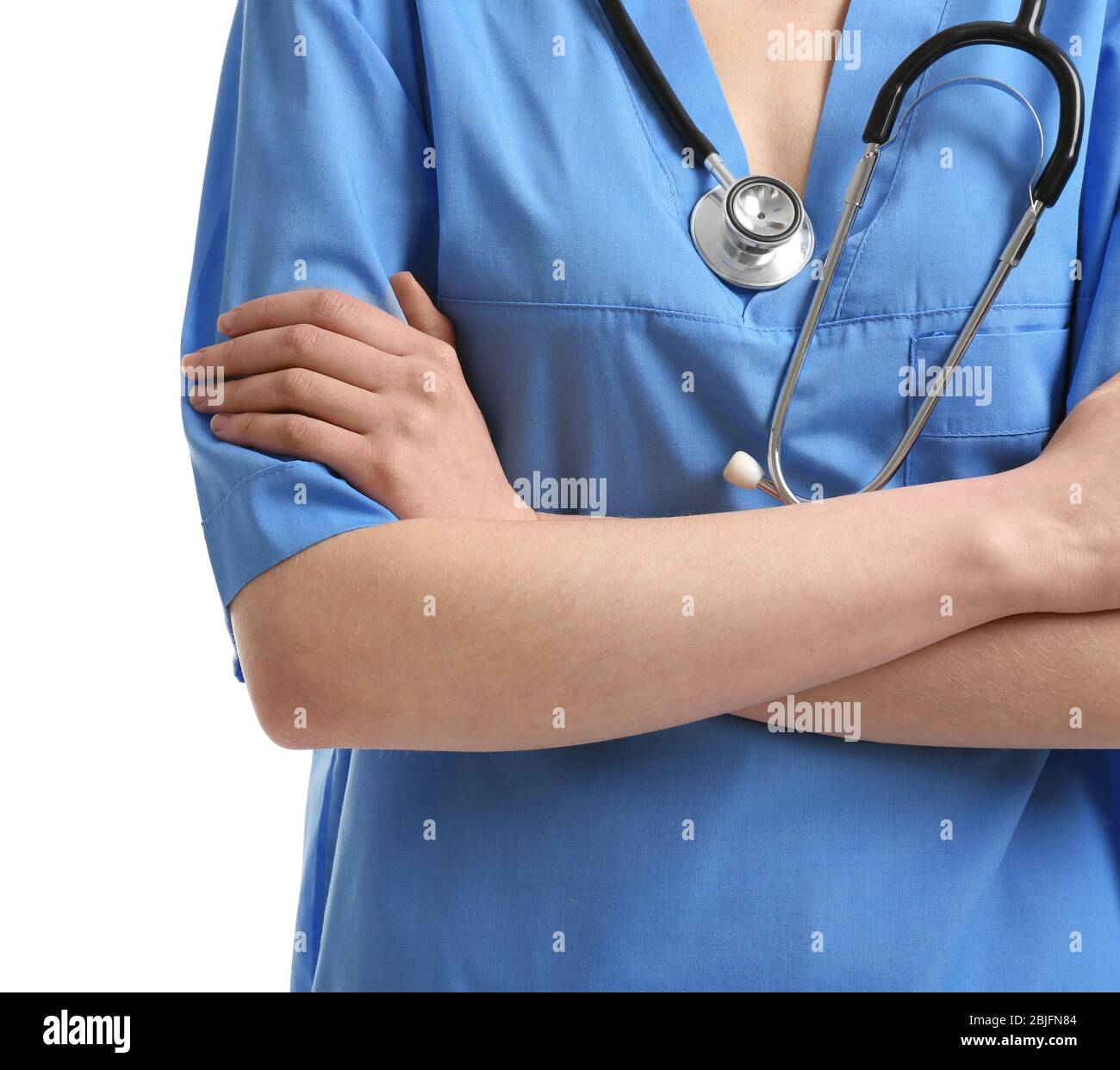 Female surgeon, isolated on white Stock Photo - Alamy