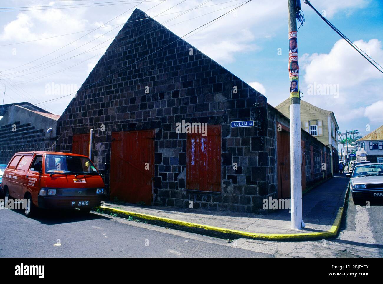 Basseterre St Kitts Slave Auctions Independence Square Stock Photo Alamy