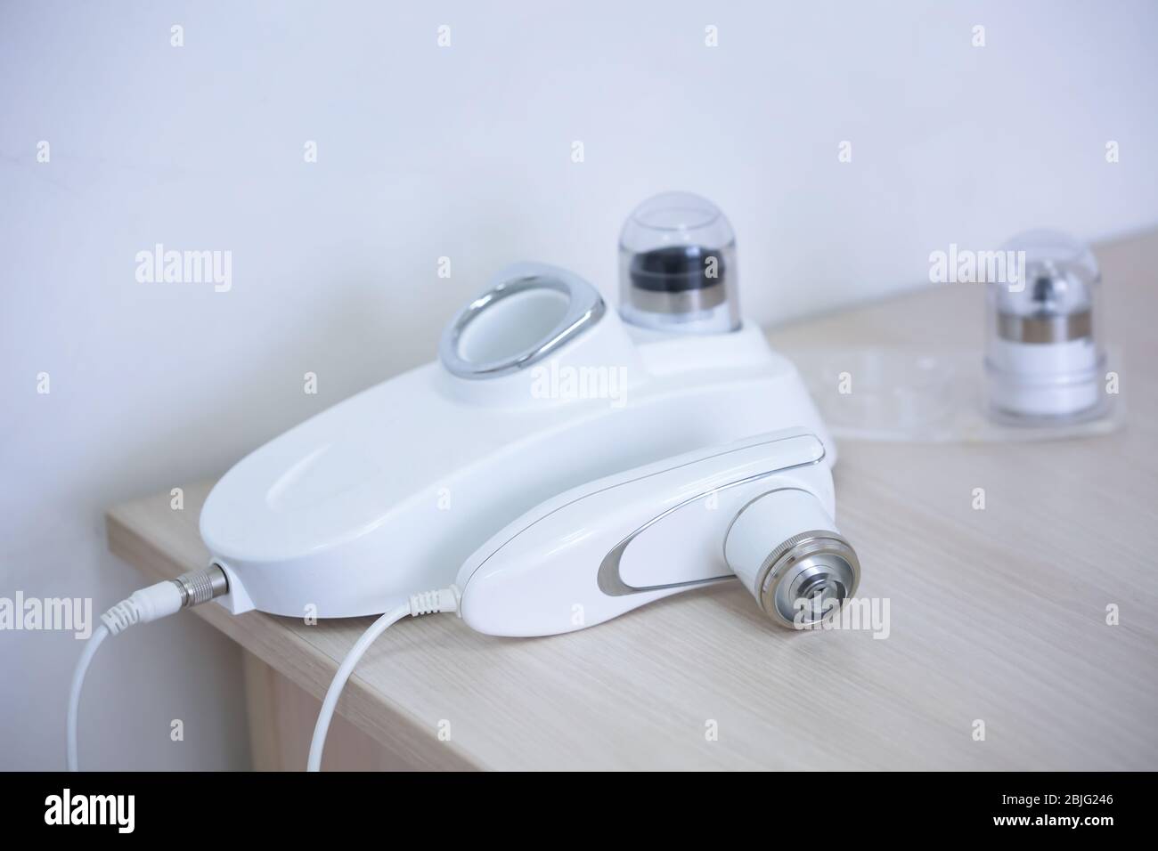 Optical diagnostic equipment in dermatology clinic Stock Photo Alamy