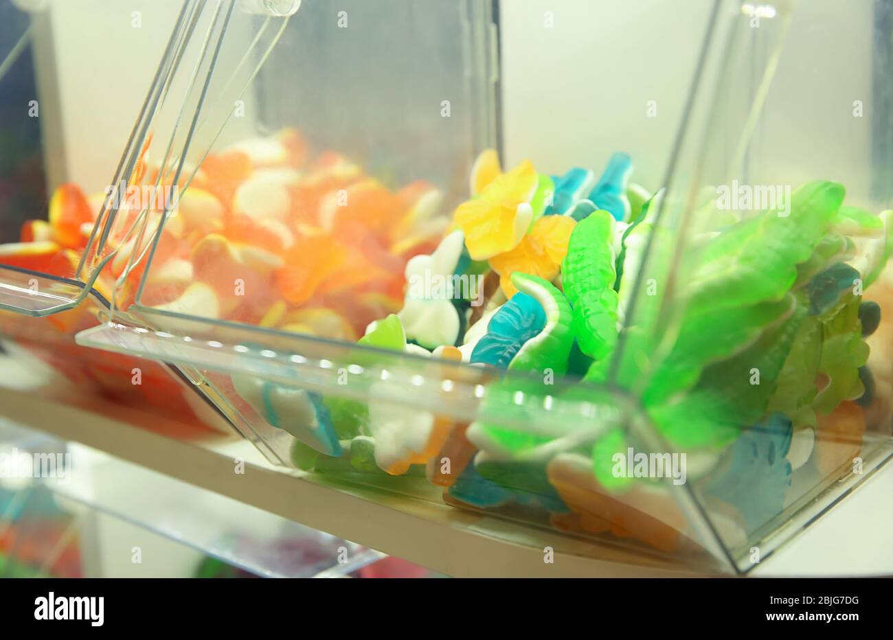 Colorful sweets in candy shop Stock Photo - Alamy