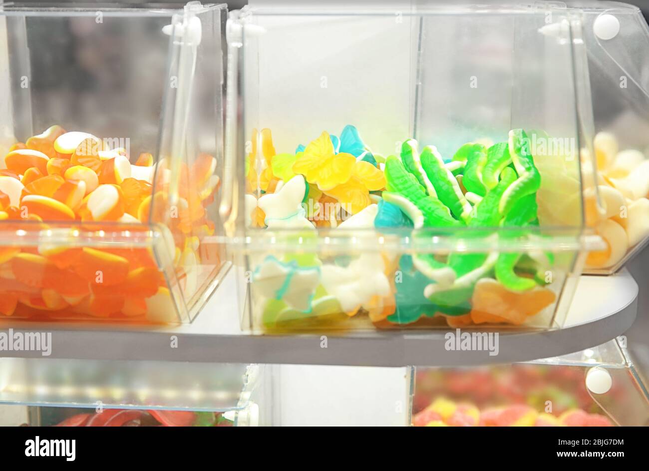 Colorful sweets in candy shop Stock Photo - Alamy