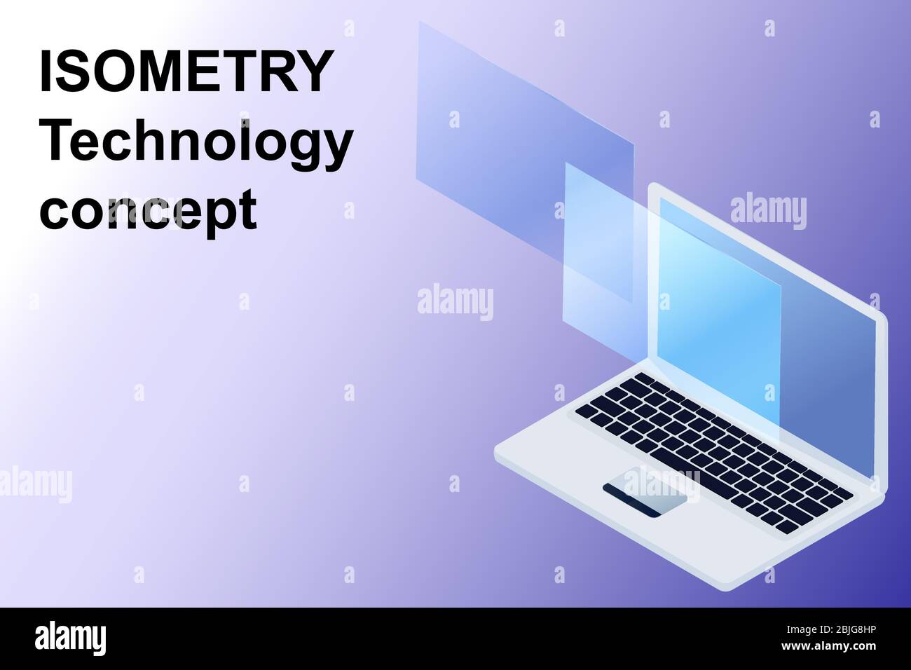 Isometric laptop. Website coding, development, web application ...
