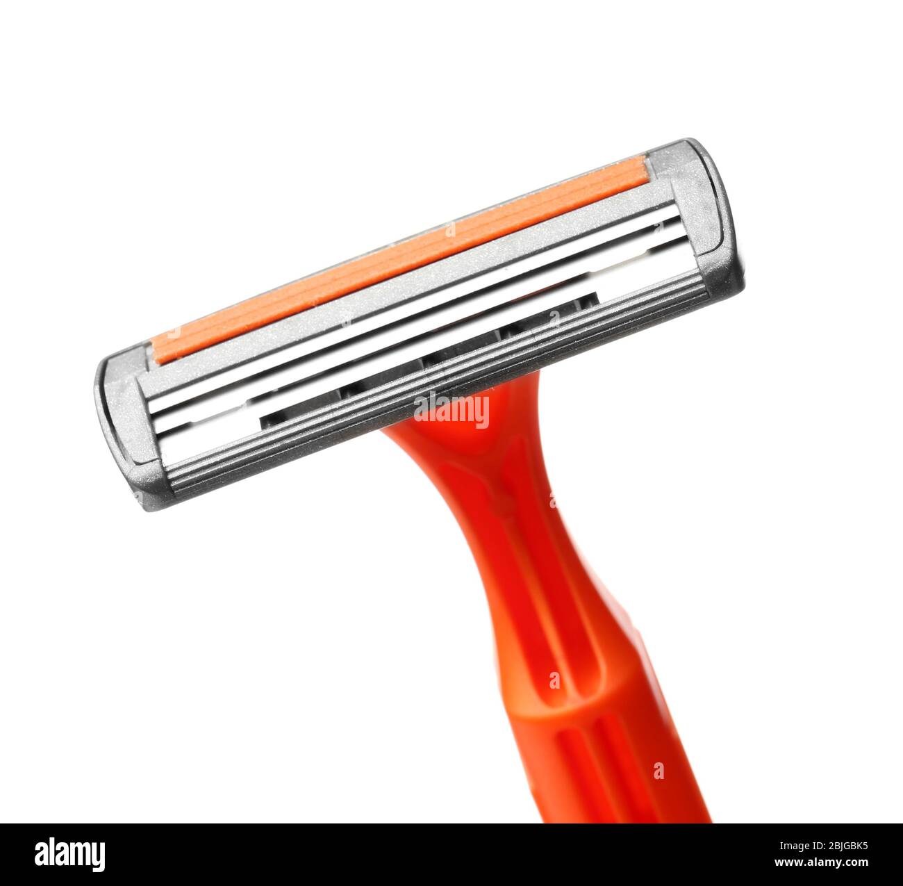 Safety razor on white background, closeup Stock Photo - Alamy