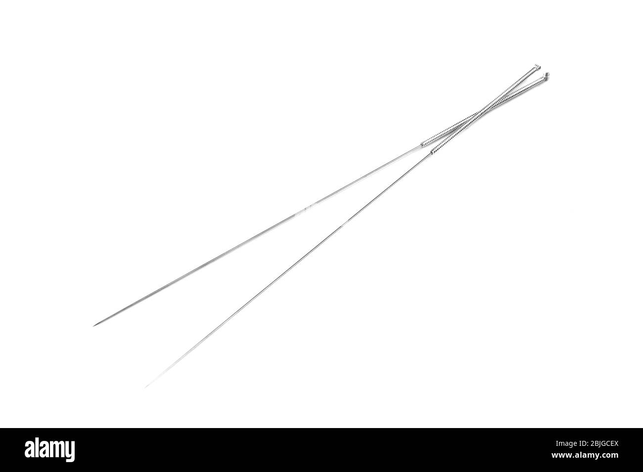 Acupuncture procedure Black and White Stock Photos & Images Alamy