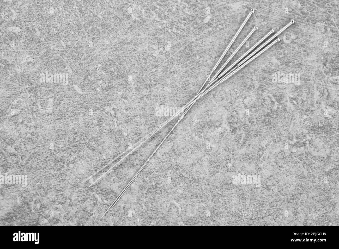 Acupuncture procedure Black and White Stock Photos & Images Alamy