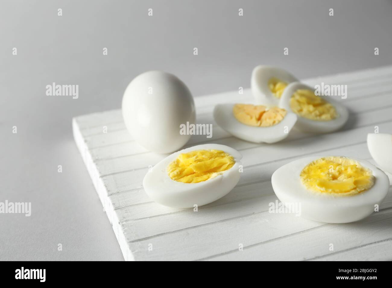 Hard boiled egg yolk grey hires stock photography and images Alamy