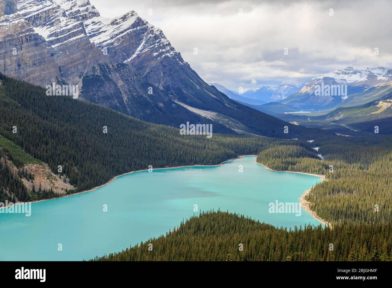 Peyto Lake in Banff National Park in Alberta, Canada Stock Photo - Alamy