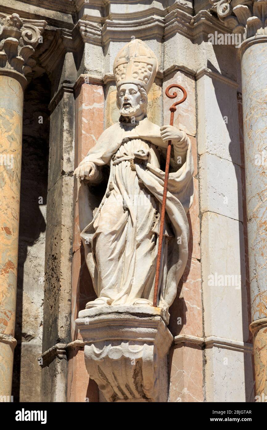 The Sanctuary of Isis & Serapis Church, Taormina City, Sicily Island, Italy, Europe Stock Photo