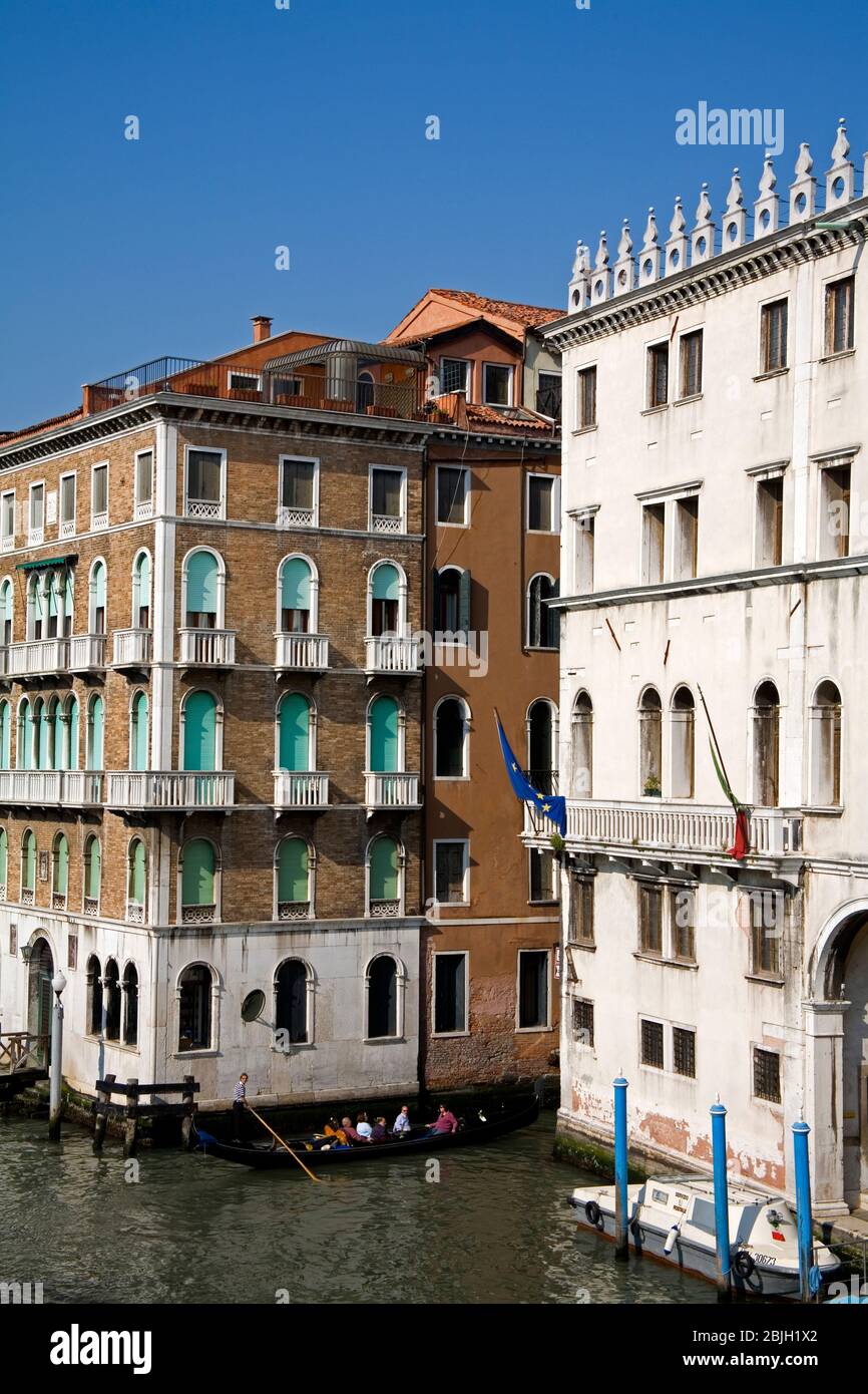 View of Grand Canal from Rialto Bridge, Venice, Italy Stock Photo - Alamy