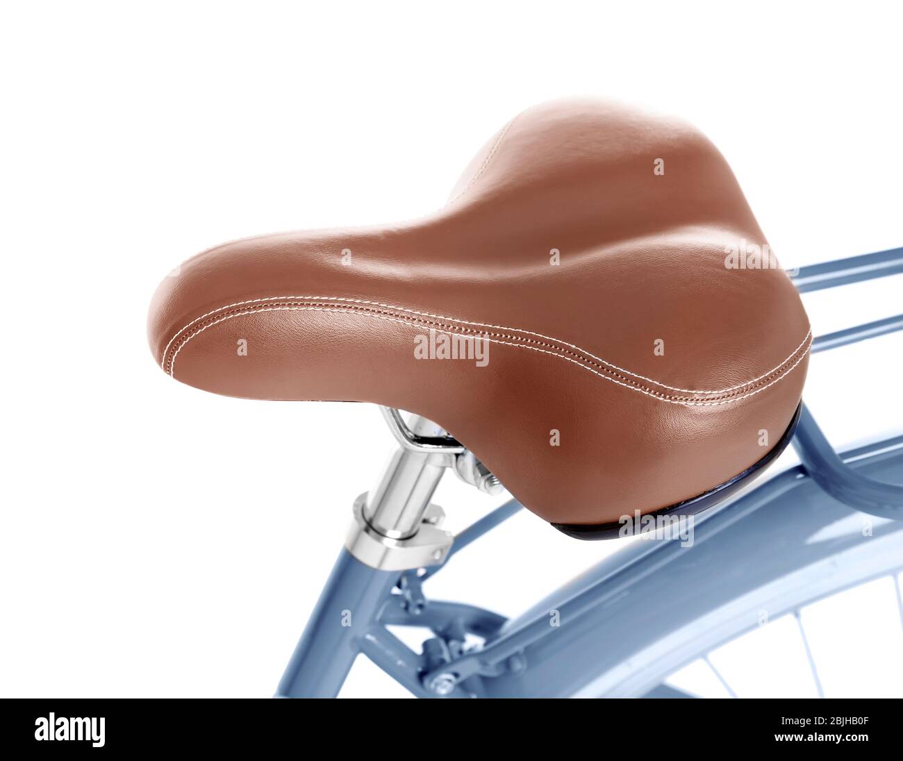 tan bicycle seat