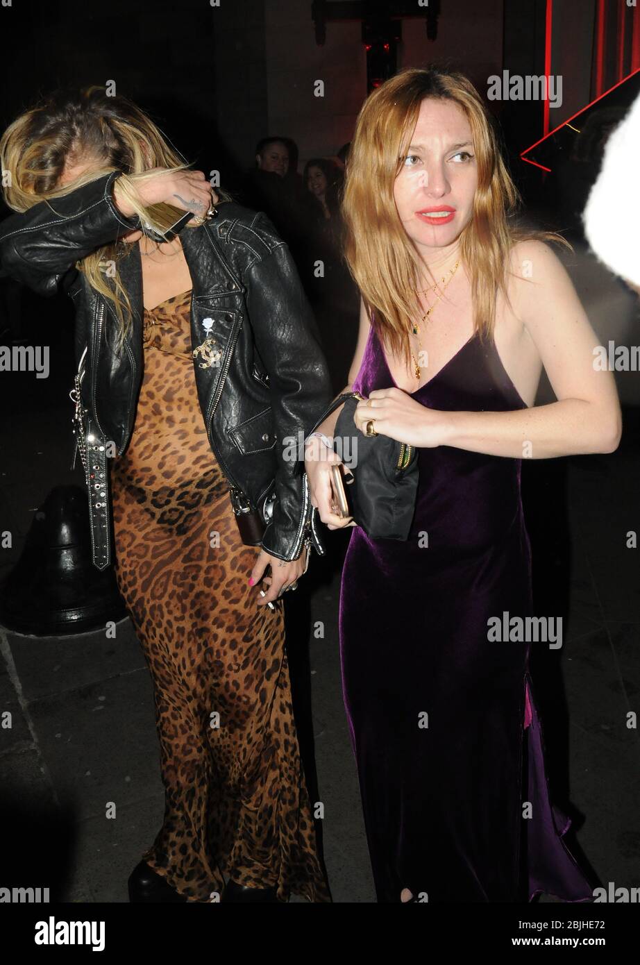 Alice Dellal And Josephine De La Baume Brit Awards Warner Party At Freemason Hall Stock Photo Alamy