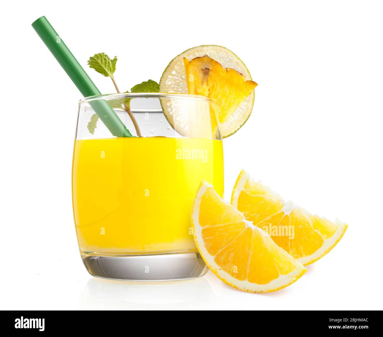 drink orange juice isolated on white background Stock Photo Alamy