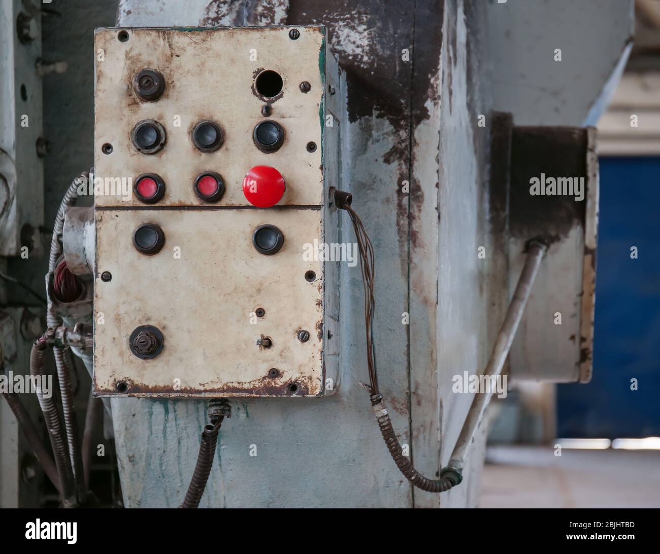 Control panel old power plant hi-res stock photography and images - Alamy