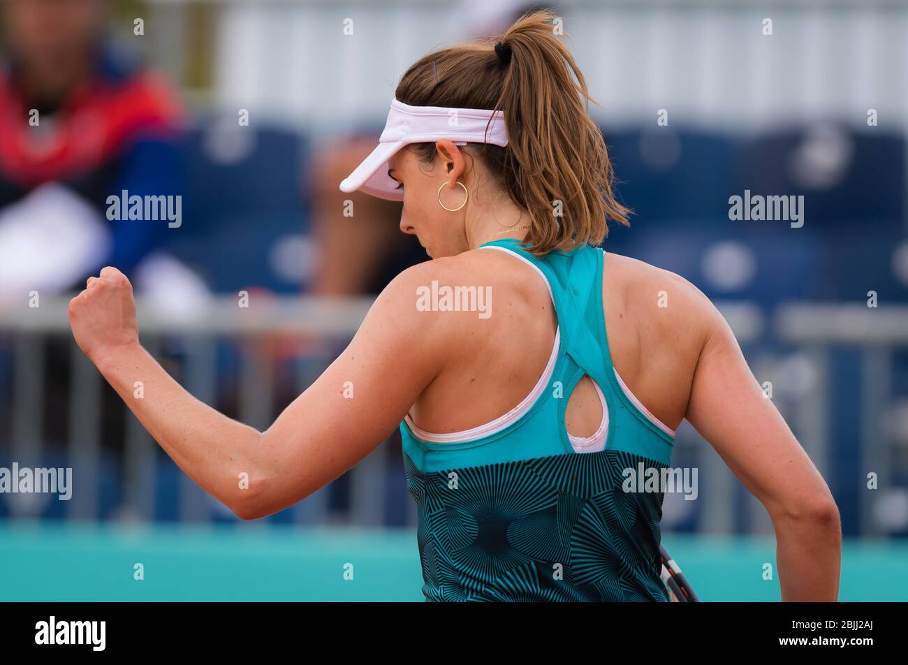 Alize of France in action during her secondround match at the
