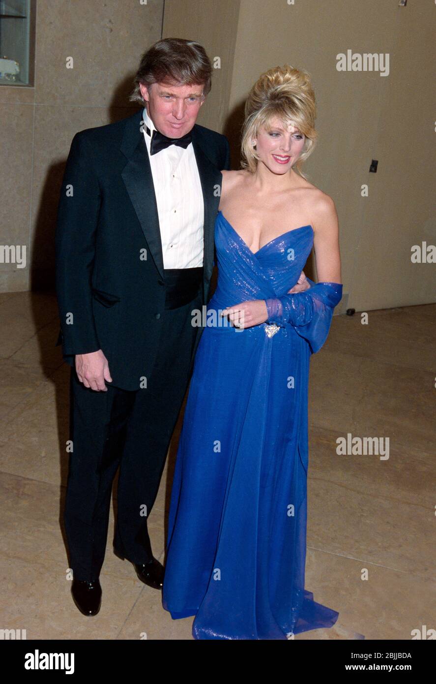 LOS ANGELES, CA. c.1994: Businessman & reality TV star Donald Trump & wife Marla Maples.  File photo © Paul Smith/Featureflash Stock Photo