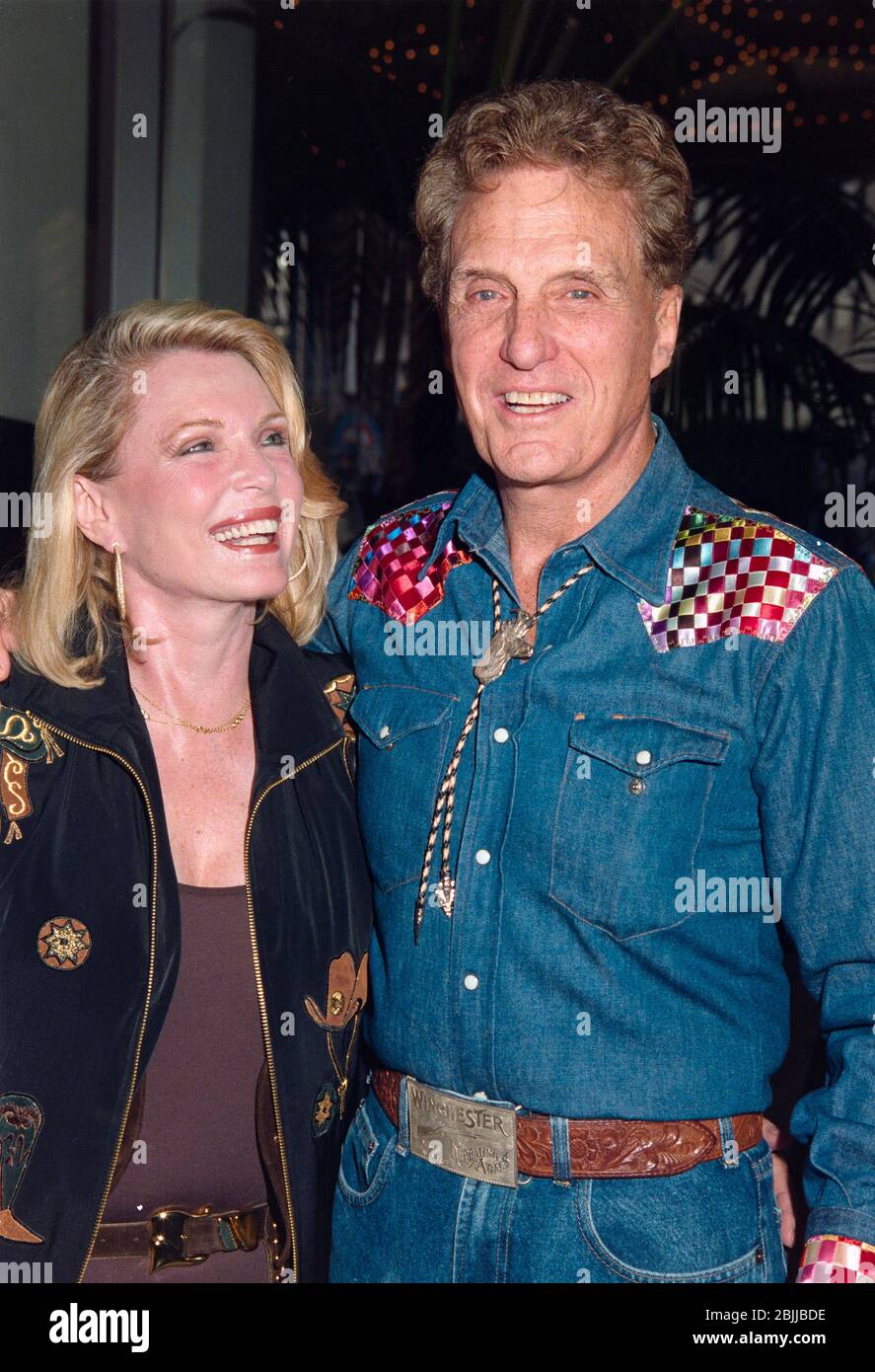 LOS ANGELES, CA. c.1993: Actor Robert Stack & wife Rosemarie Stack.  File photo © Paul Smith/Featureflash Stock Photo