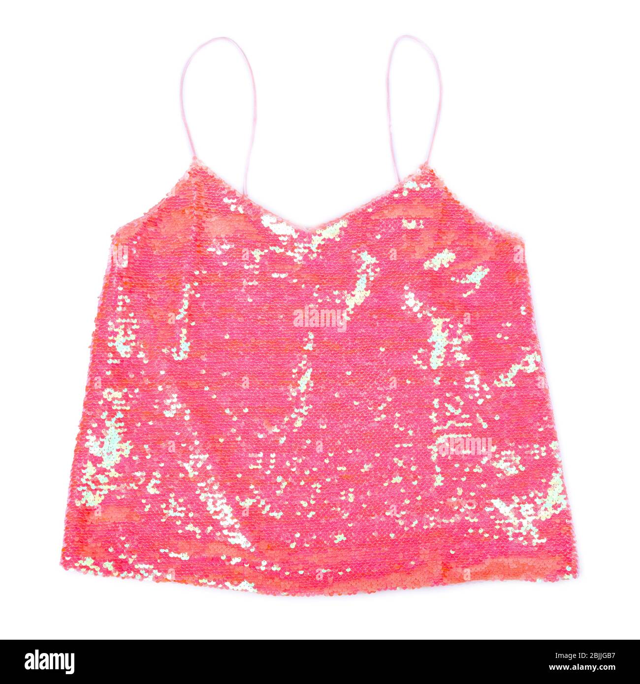 white sequin tank top