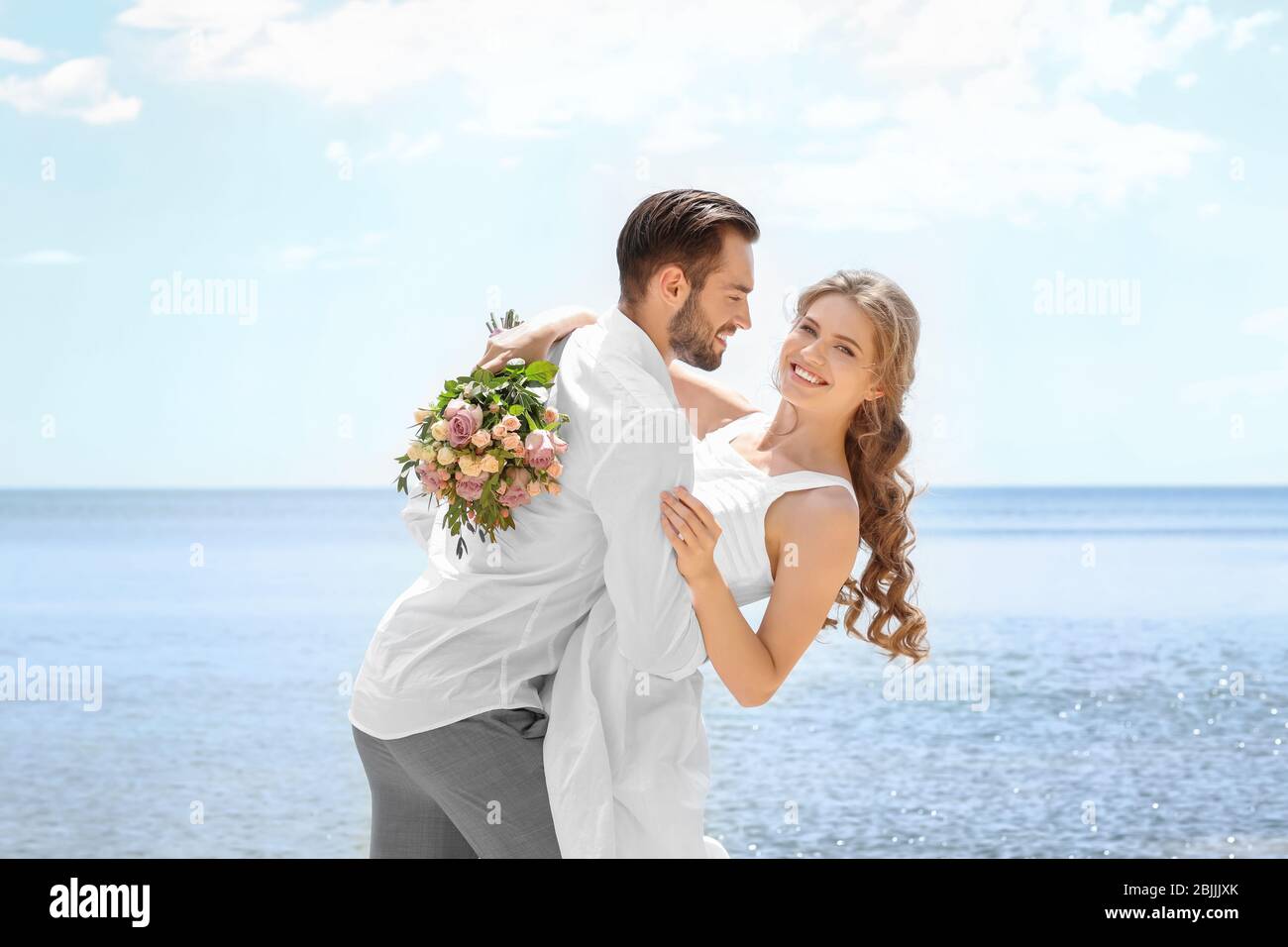 Happy newlywed hi-res stock photography and images - Alamy