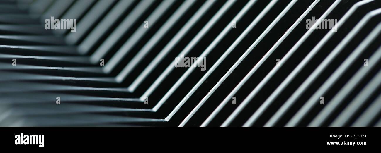Mtall geometric parallel line abstract bacground concept Stock Photo