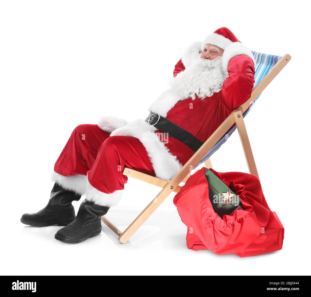 Santa Claus Sitting On A Chair High Resolution Stock Photography And Images Alamy