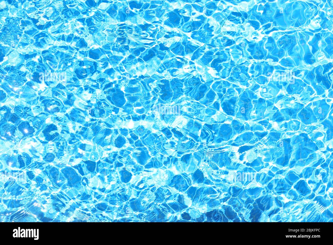 Blue clean water in swimming pool Stock Photo - Alamy