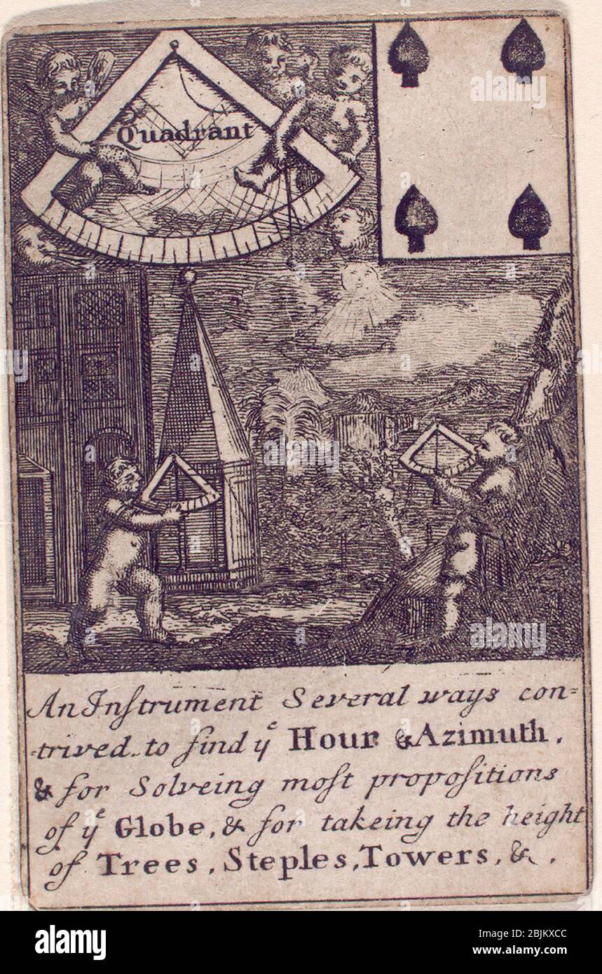 Four of spades Quadrant. Parsons, William Barclay, 18591932