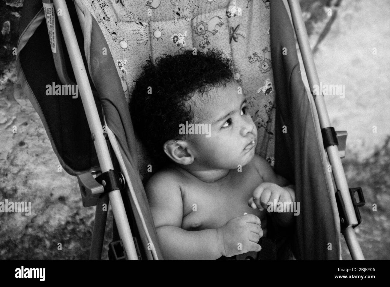 Kids in Rocinha  favela Stock Photo