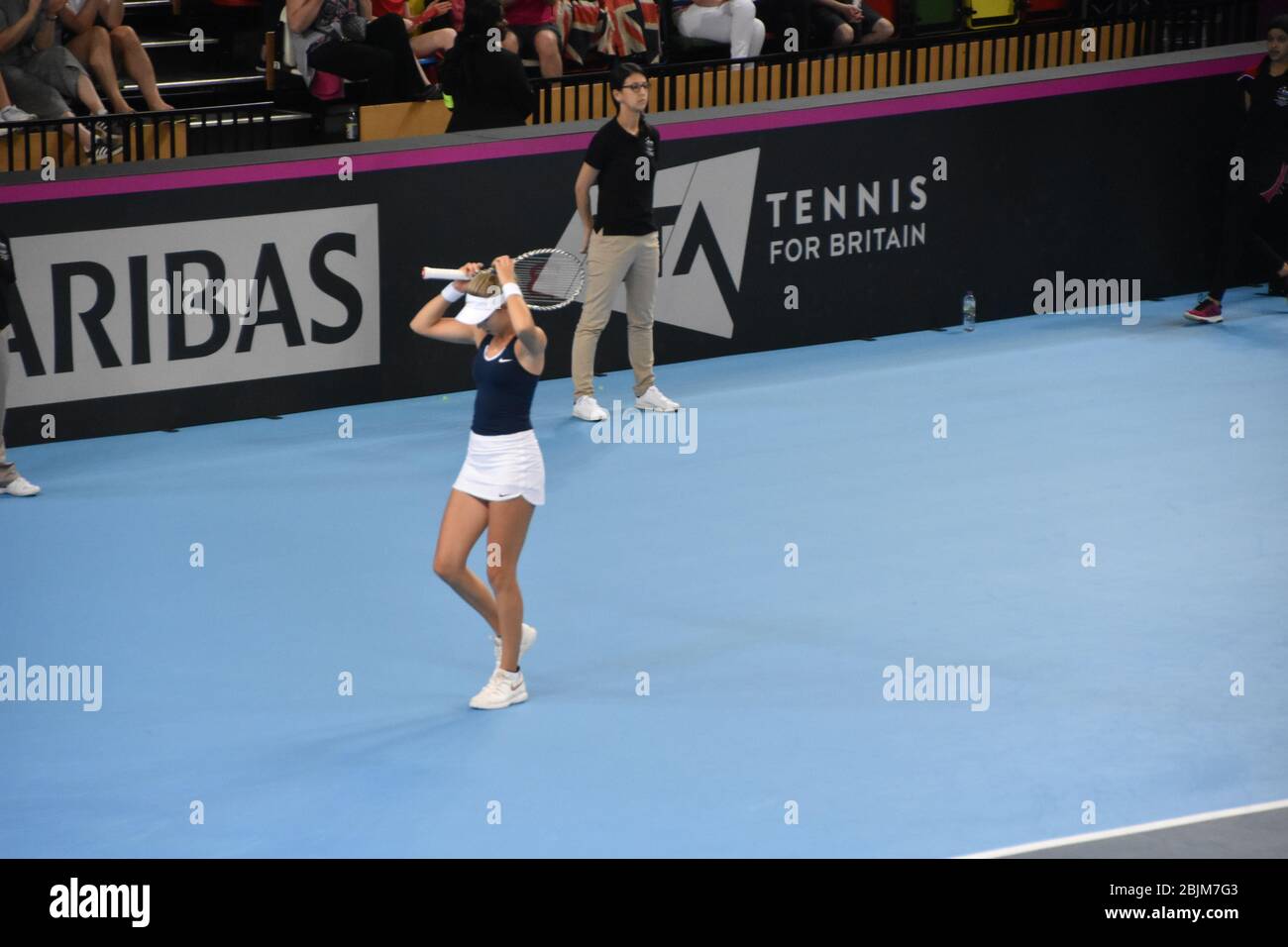 Katie Boulter of Great Britain at the Copper Box Arena, London for the ...