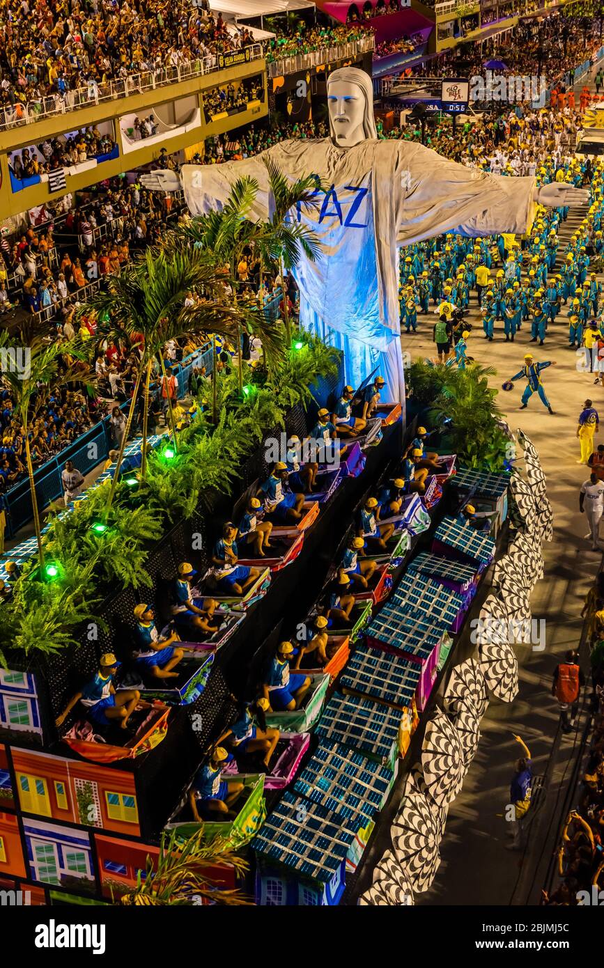Christ The Redeemer Statue On One Of The Floats In The Carnaval Parade Of Unidos Da Tijuca Samba School In The Sambadrome Rio De Janeiro Brazil The Stock Photo Alamy Christ The Redeemer Statue On One Of The Floats In The Carnaval Parade Of Unidos Da Tijuca Samba School In The Sambadrome Rio De Janeiro Brazil The Stock Photo Alamy