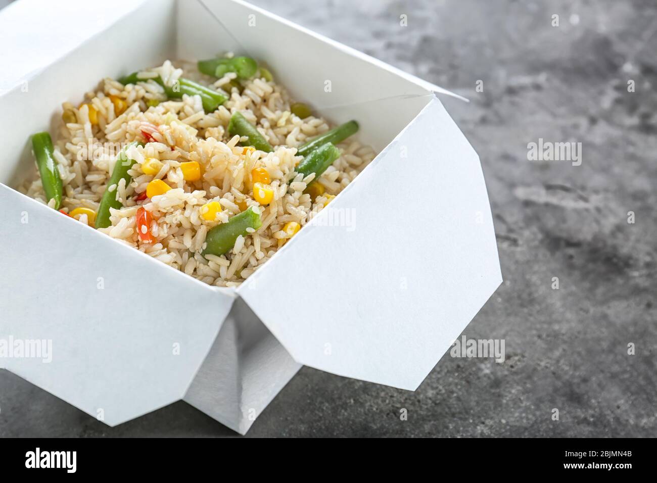 Fully Cooked Rice Containers Cooked rice container hi-res stock photography and images - Alamy