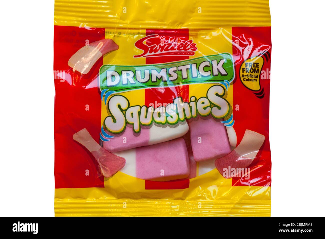 Packet of swizzels drumstick squashies hires stock photography and