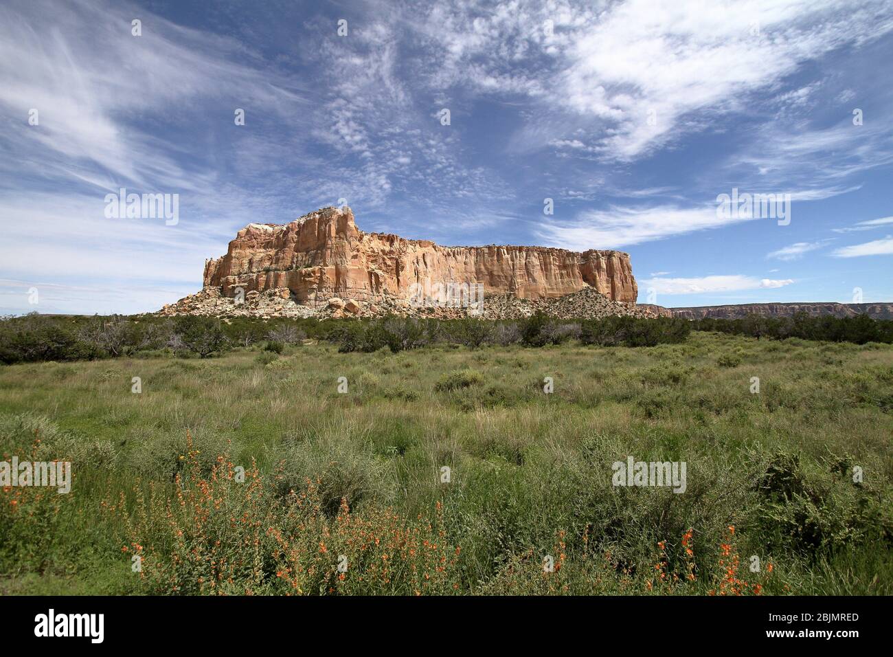 Acoma Pueblo Landscape in New Mexico 4 Stock Photo