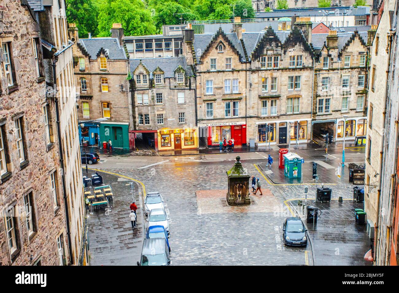 Grassmarket historic market place, Old Town, Edinburgh, Scotland