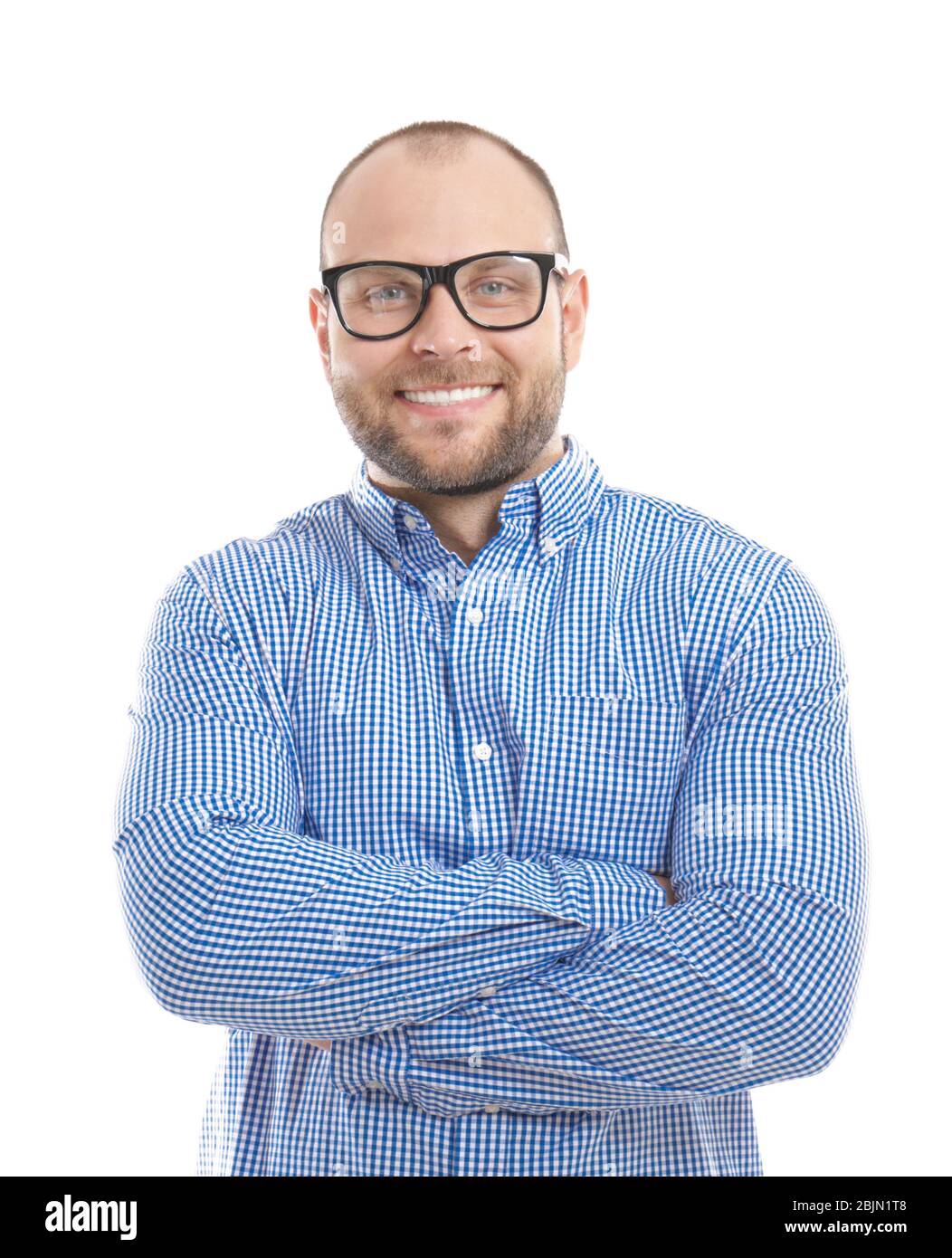 White man 30s wearing glasses hi-res stock photography and images - Alamy