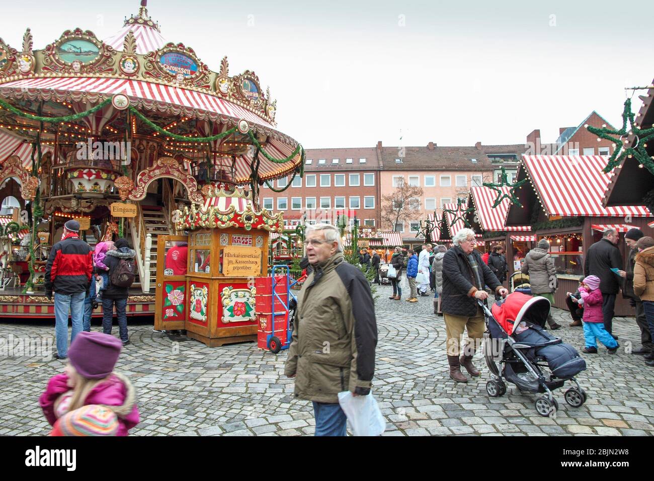 Christmas market in Nuremberg Germany Stock Photo Alamy