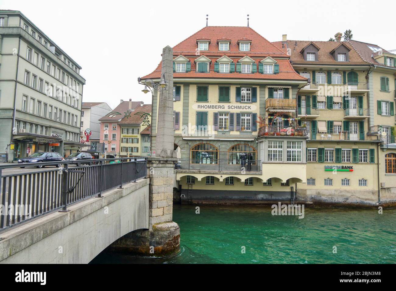Thun is a medieval city in the administrative district of Thun in the  canton of Bern, located where the Aare river flows out of Lake Thun  Switzerland Stock Photo - Alamy