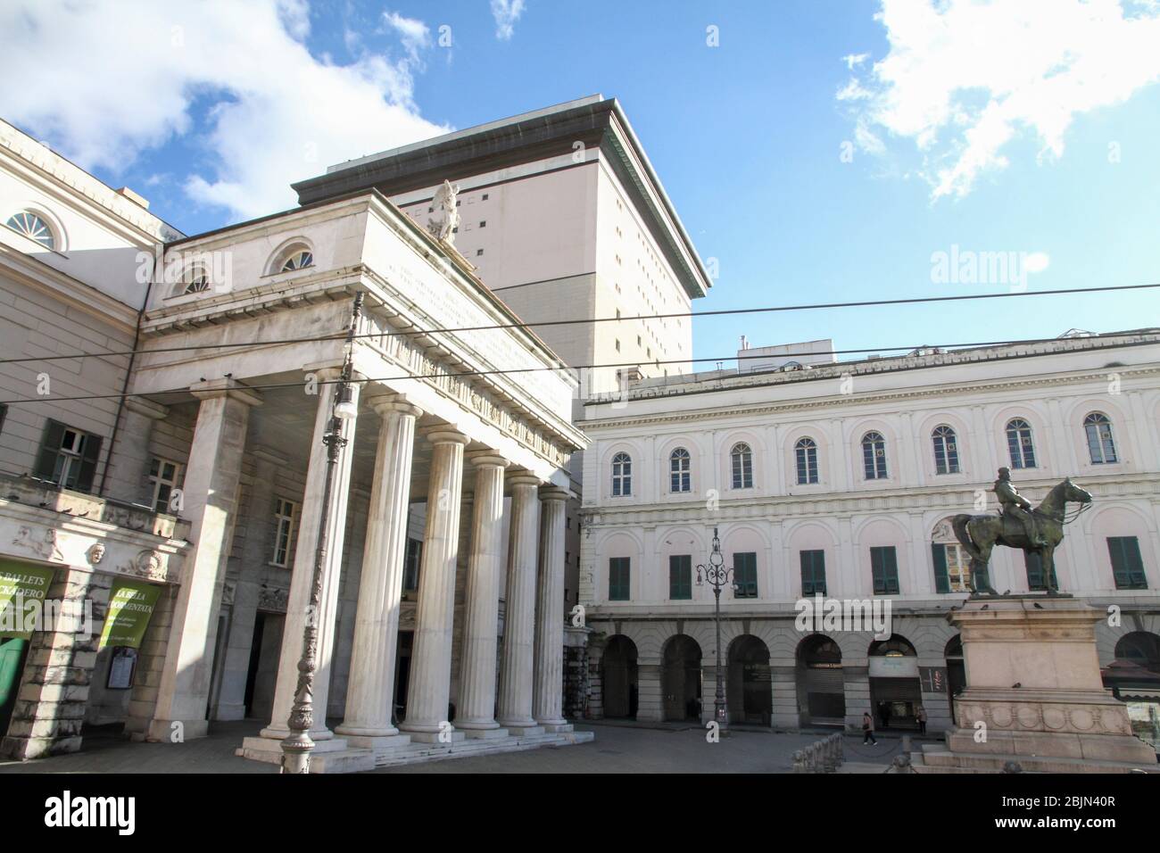 GENOA ITALYNOVEMBER 15, 2014 The Teatro Carlo Felice opera house